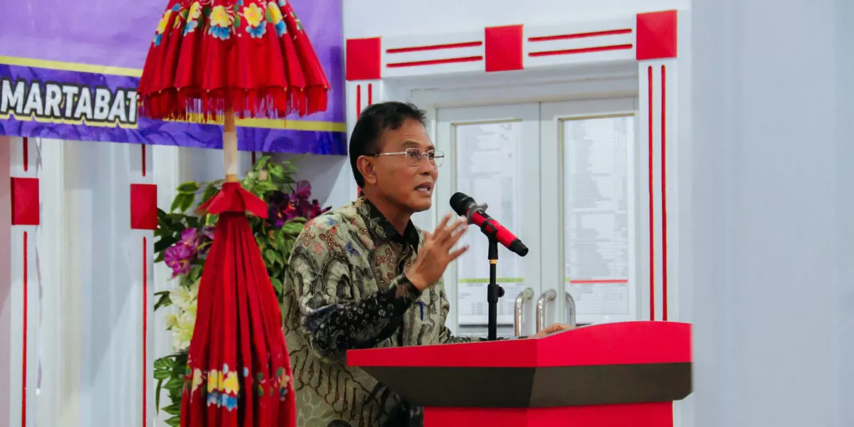 Penutupan Pembinaan Aparatur Desa 2026, Bupati Ciamis Herdiat Sunarya menegaskan larangan pemotongan BPNT. (Dok. Prokopim Ciamis)