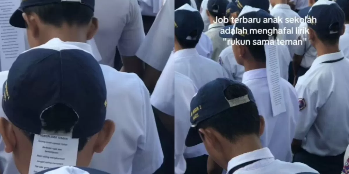 Viral Lagu Rukun Sama Teman di Upacara Bendera, merujuk Surat Edaran Mendikdasmen, Inilah lirik lagu Rukun Sama Teman. (Instagram/undercover.id)