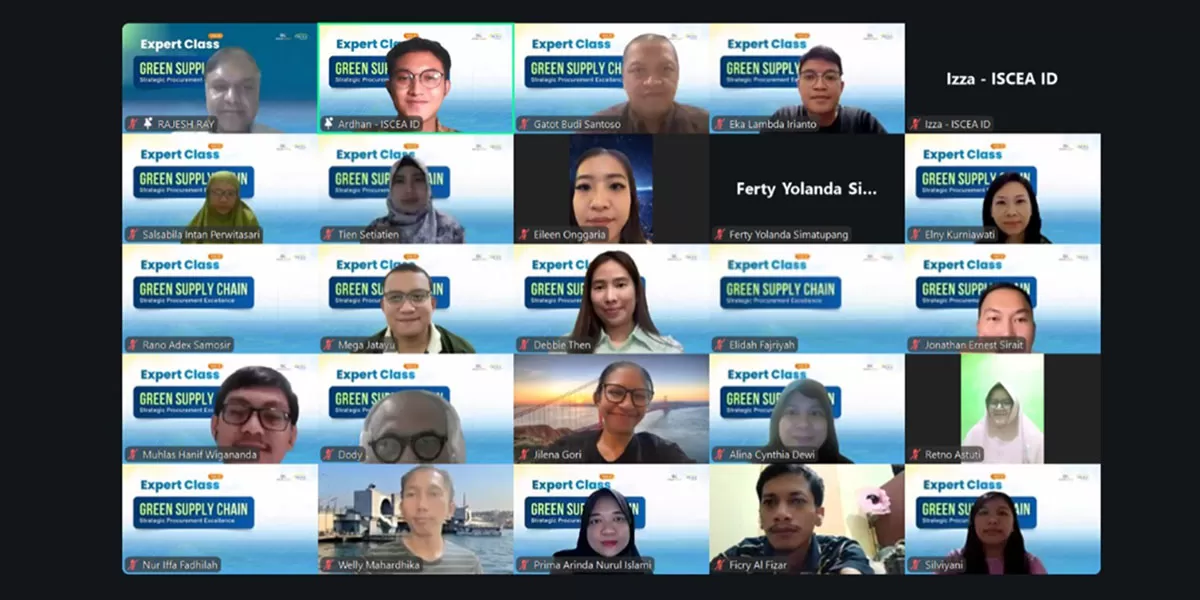 Green Procurement Makin Penting, ISCEA Indonesia Sukses Gelar Expert Class Bertema Sustainability (Dok. ISCEA )