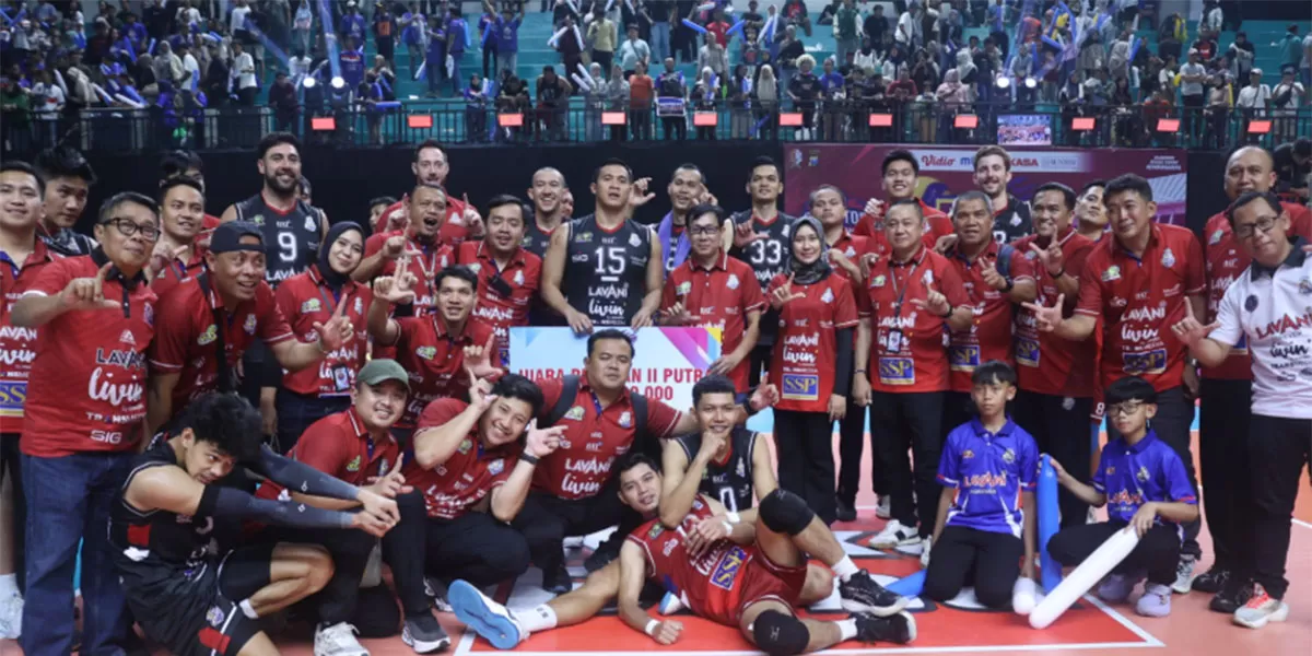 LavAni juara putaran kedua Proliga 2026 dengan kemenangan atas Samator dan delapan laga tanpa kalah. (Laman resmi Proliga 2026)