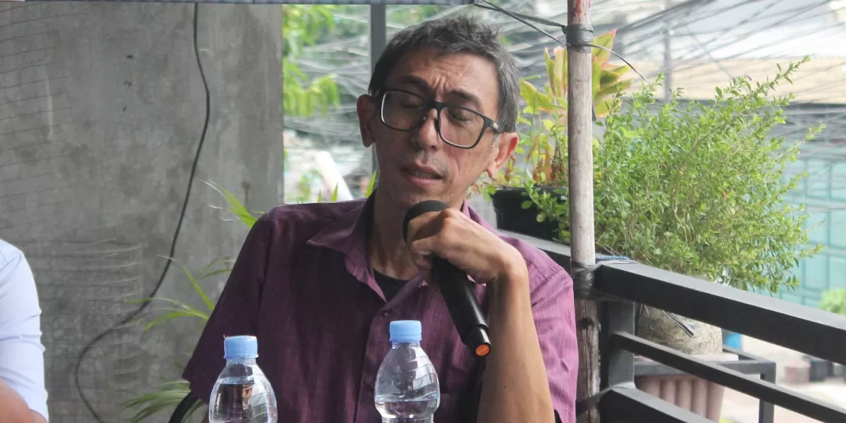 Pengamat kebijakan publik dari Halim Institute, Fauzan LS menyoroti dugaan pelanggaran Izin Usaha Pertambangan (IUP) tambang emas Tumpang Pitu. (Dok. Promedia)