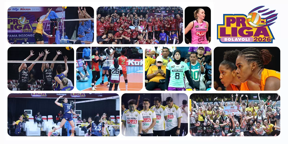 Proliga 2026 kian panas menuju final four, cek rekap hasil di Bojonegoro, update klasemen sementara dan cara beli tiket resmi seri Bogor, lengkap dengan jadwal pertandingan. (Arsyaputra)