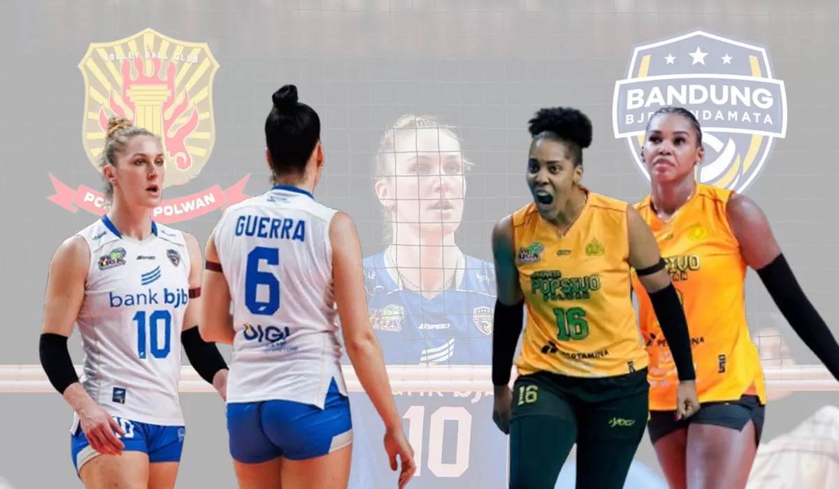Proliga 2026 seri Bogor hadirkan duel perdana Jakarta Popsivo Polwan vs Bandung BJB Tandamata, pada Kamis, 19 Februari 2026, pukul 20.30 WIB. (Arsyaputra)