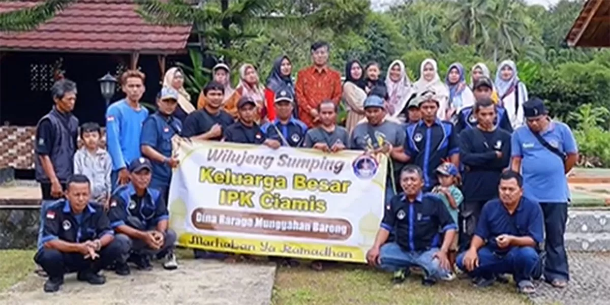 Anggota DPRD Jawa Barat Didi Sukardi bersama Ikatan Pedagang Keliling IPK Ciamis di Ciamis sambut Ramadan usai acara Munggahan, Rabu (18/2/2026). (Dok. KDS)