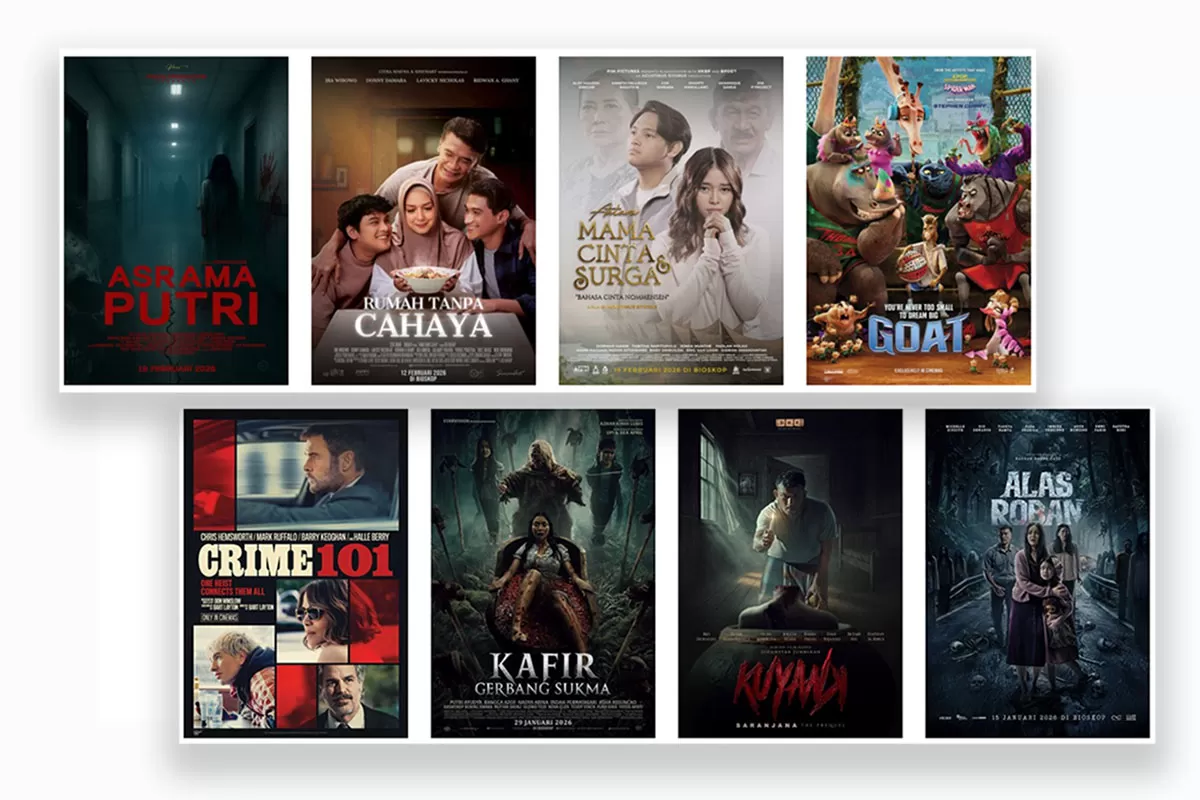 Cek jadwal bioskop Tasik XXI Plaza Asia dan Transmart 19 Februari 2026, Asrama Putri dan Antara Mama Cinta dan Surga resmi tayang. (Dok. Cinema21)
