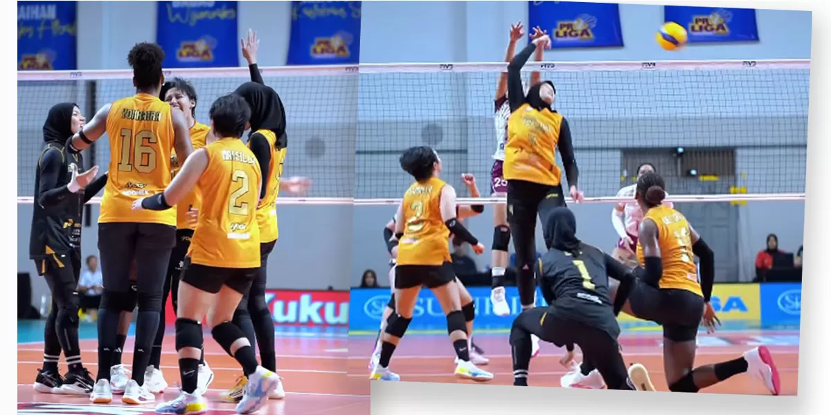 Proliga 2026 putri, Jakarta Popsivo Polwan menang 3-1, Bandung BJB Tandamata tersingkir dari perburuan final four, Kamis, 19 Februari 2026 malam. (Instagram/popsivopolwan)