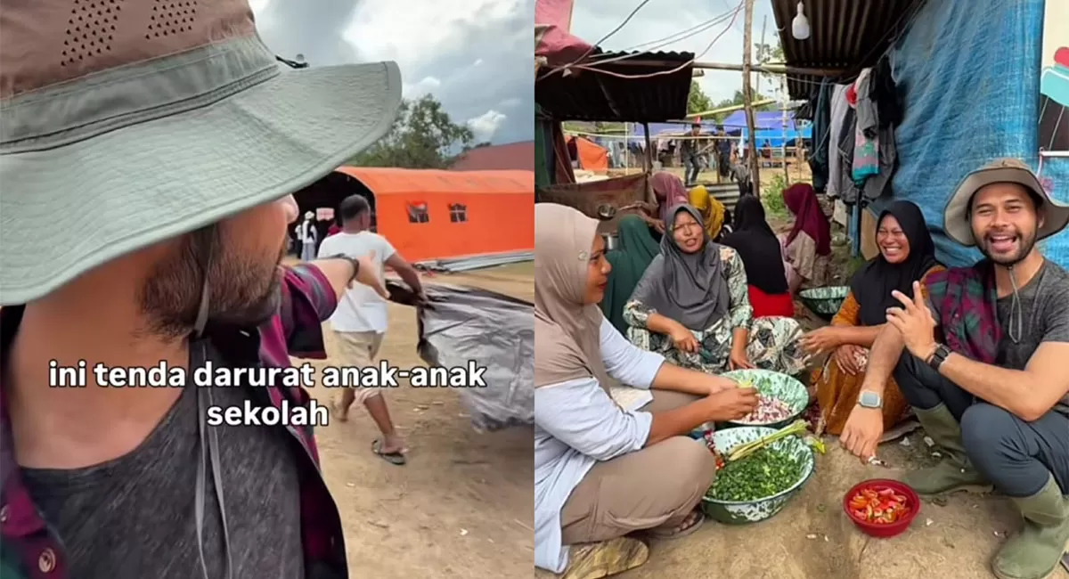 Di Desa Delung Sekinel, warga Aceh Tengah jalani hidup baru di camp pengungsian lengkap fasilitas sekolah dan masjid darurat. (Instagram/abdulhakimtop)