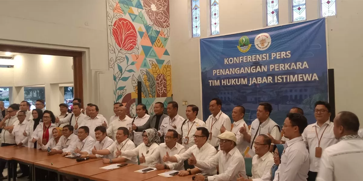 Tim hukum Jabar rampungkan mayoritas aduan masyarakat, kasus agraria terbanyak sepanjang 2025. (Dok. Diskominfo Jabar)