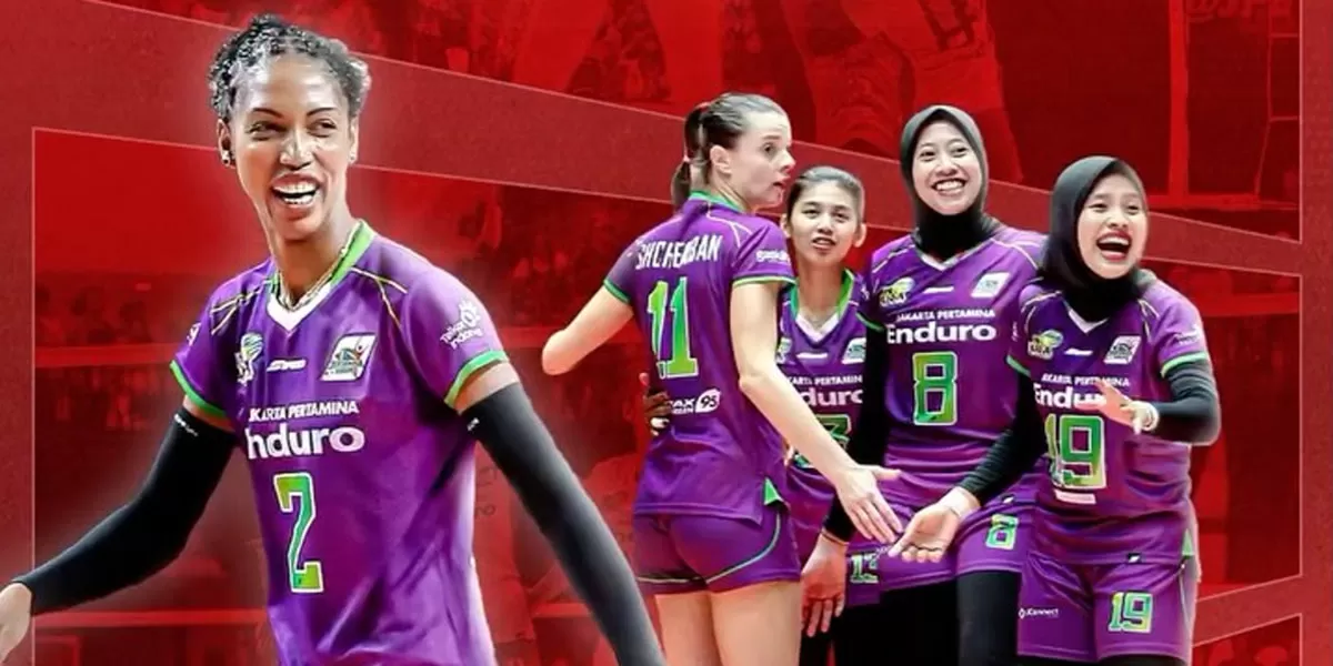 Laga 26 Februari tentukan puncak Proliga 2026. Megawati Hangestri dan Wilma Salas jadi tumpuan Jakarta Pertamina Enduro. (Instagram/Jpevolley)