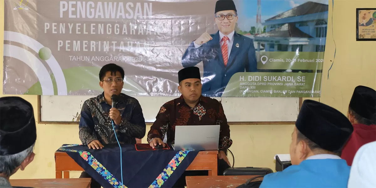 Didi Sukardi Anggota DPRD Jawa Barat dorong Pengawasan Penyelenggaraan Pemerintah lebih akuntabel. (Dok. KDS)