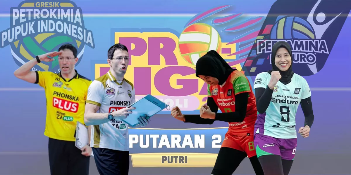 Big Match Proliga 2026, Alessandro Lodi uji Megawati Hangestri di Jakarta Pertamina Enduro vs Gresik Phonska Plus. (Arsyaputra)