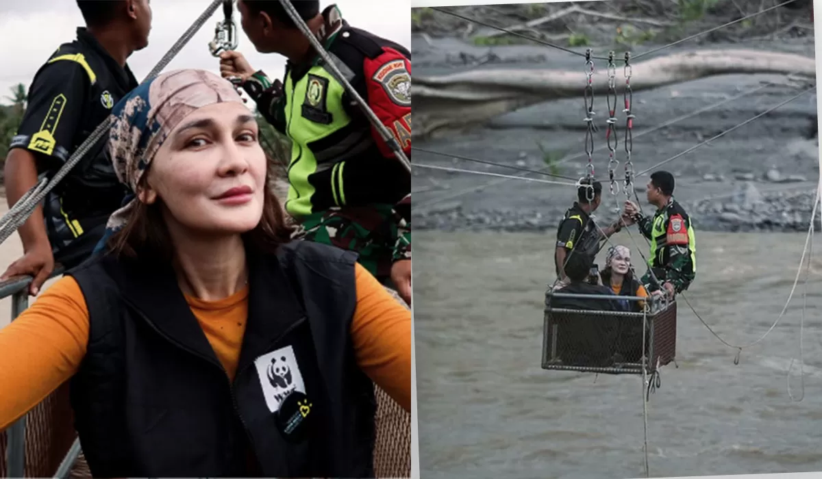 Mengintip cerita pilu artis Luna Maya yang melihat kondisi terkini wilayah Peusangan, Bireuen, Aceh pascabencana banjir bandang. (nstagram.com/@lunamaya)