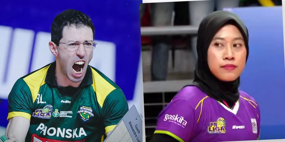 Alessandro Lodi jaga tren hasil positif Gresik Phonska Plus atas Jakarta Pertamina Enduro di Proliga 2026. (Instagram/petrovoli - jpevolley)