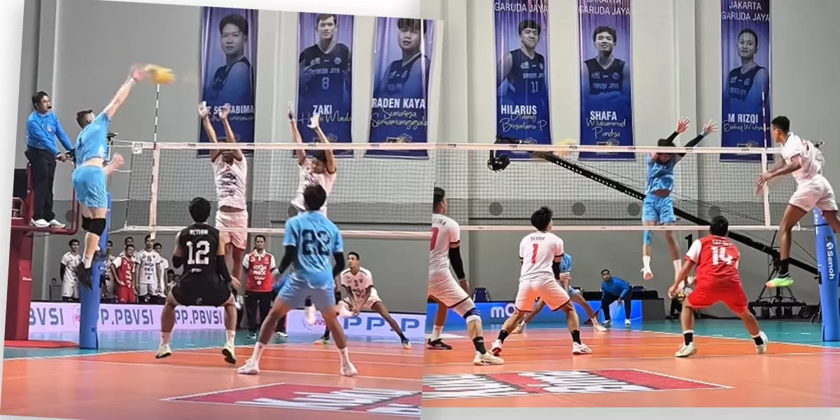 Medan Falcons tumbangkan Jakarta Garuda Jaya di Proliga 2026, raih kemenangan perdana meski gagal final four,&nbsp;Sabtu malam 28 Februari 2026. (Instagram/mojitv)