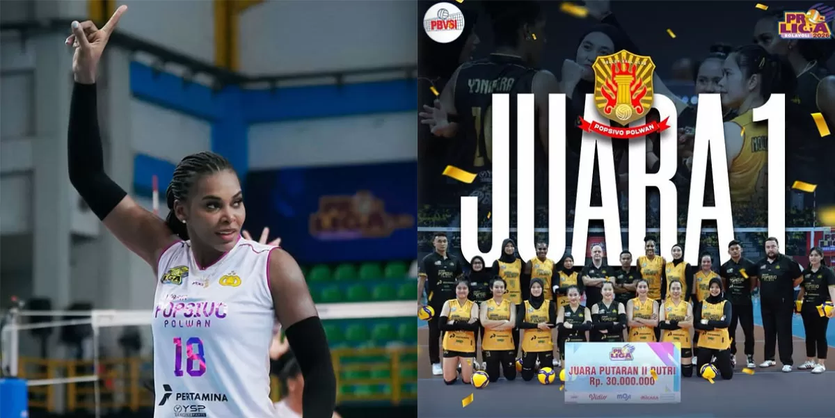 Proliga 2026 kian panas, Jakarta Popsivo Polwan juara putaran kedua babak regular dan sah jadi kandidat juara di final four. (Instagram/popsivopolwan)