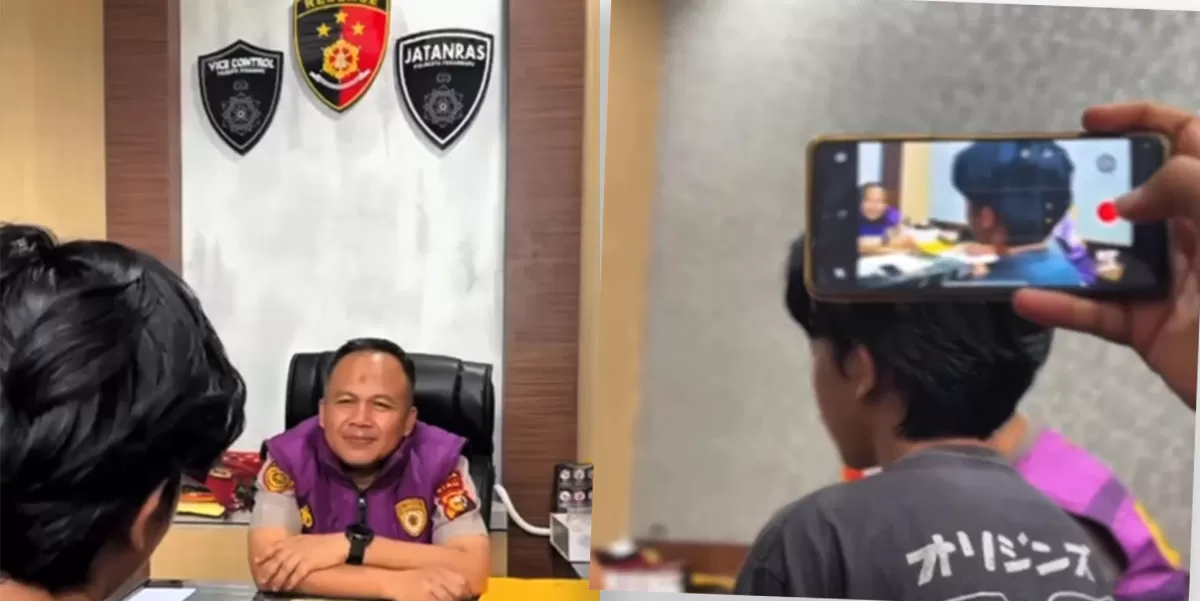 Polisi lakukan pendampingan psikologi kepada tersangka pembacokan mahasiswi UIN Suska Riau. (Instagram/psikologipoldariau)