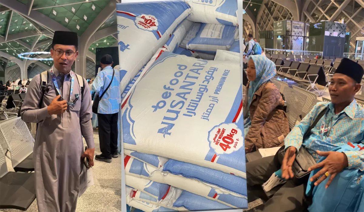 Ekspor beras premium 2.280 ton ke Arab Saudi untuk haji 2026 disambut jemaah, nilai cocok dengan selera pangan Indonesia. (Dok. Tim Media Indonesia Raya)