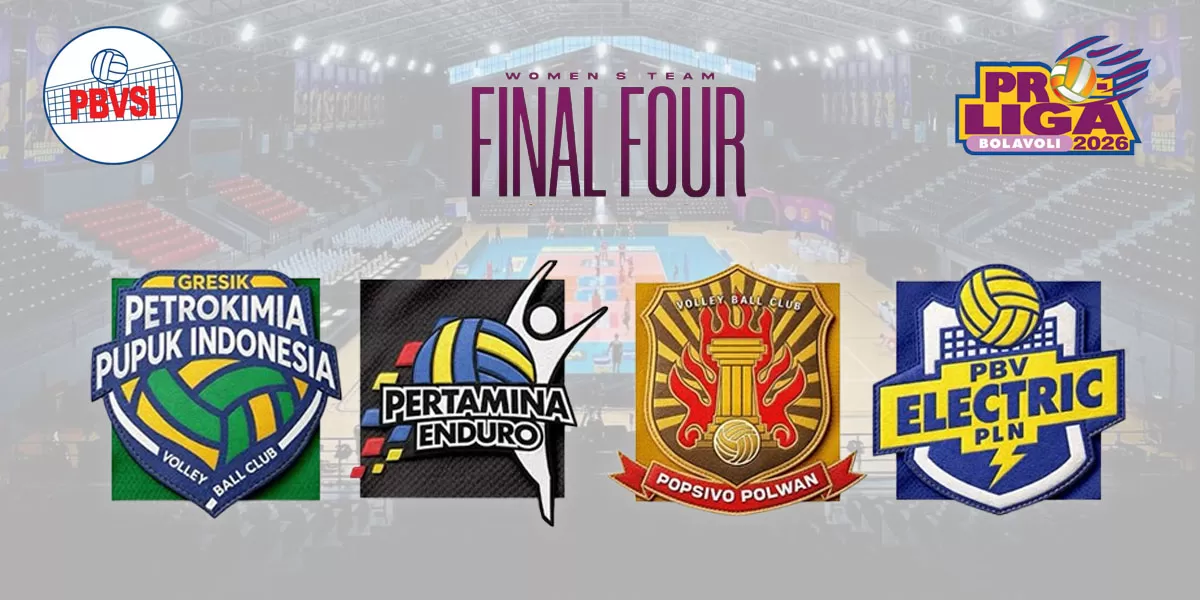 Rekap hasil pertandingan babak reguler Proliga 2026 putri mengerucutkan tim lolos final four dan jadwal final four Proliga 2026. (Instagram/PBVSI - Arsyaputra)