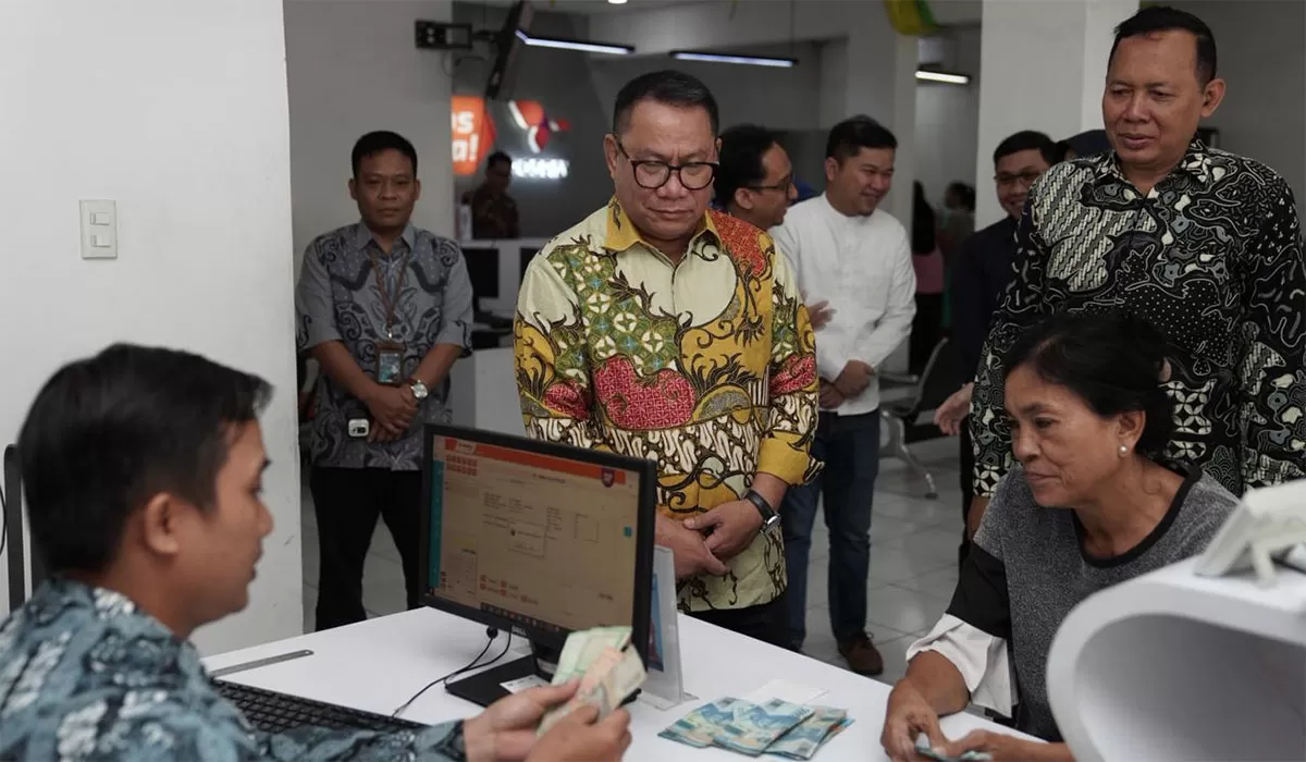 TASPEN mencatat penyaluran THR pensiun 2026 telah mencapai 97 persen penerima. Sistem digital TASPEN mempercepat layanan bagi pensiunan. (Dok. Taspen)