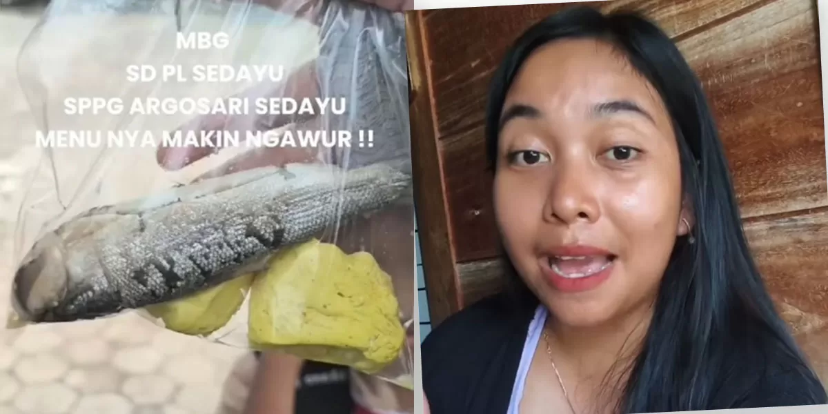 Menu MBG bandeng di SD PL Sedayu Bantul viral karena diduga mentah. SPPG Argosari menjelaskan menu MBG bandeng berupa bandeng presto.   (Instagram/carolinelintangnew)