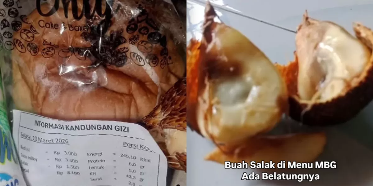 Video MBG Pekalongan viral setelah wali murid menemukan salak berbelatung di SDN 1 Kepatihan. BGN Pekalongan menyebut laporan langsung ditindaklanjuti. (Instagram/wiradesainfo)