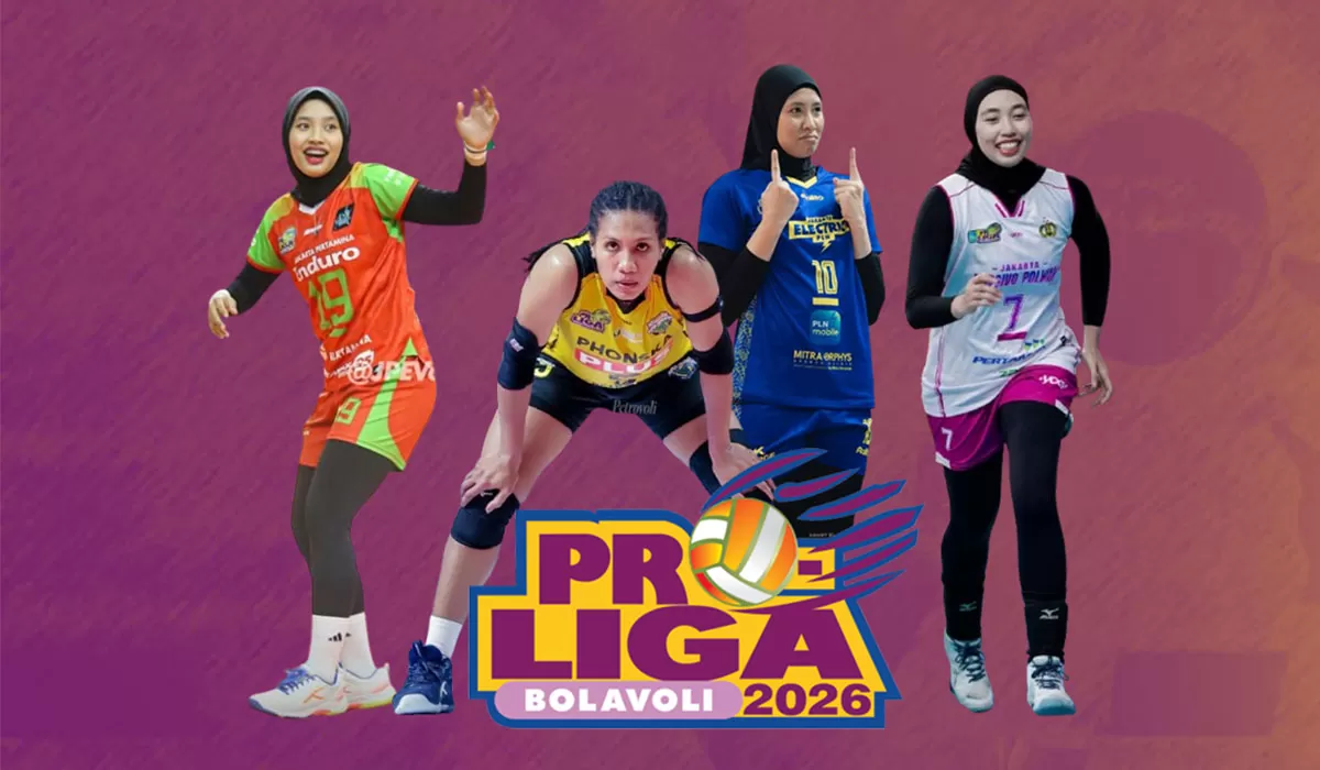 Analisis final four Proliga 2026 sektor putri. Gresik Phonska Plus dan Jakarta Pertamina Enduro jadi sorotan menuju perebutan tiket grand final. (Dok. Arsyaputra)
