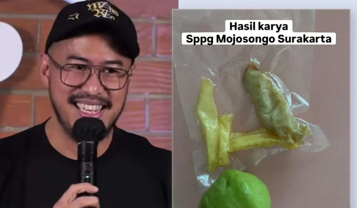 Pandji Pragiwaksono ikut komentari menu MBG Ramadan SPPG Mojosongo.  (Threads/pandji.pragiwaksono)