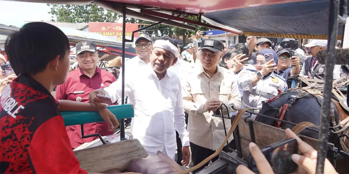 Jalur mudik Garut diliburkan dari delman selama Lebaran. Pengemudi mendapat kompensasi agar arus pemudik tetap lancar dan ekonomi daerah terjaga. (Dok. Diskominfo Kab. Garut)