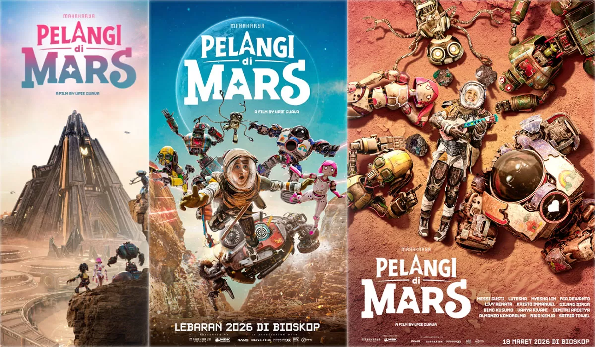 ICCN ajak publik dukung film Pelangi di Mars sebagai karya anak bangsa yang penuh inspirasi dan kreativitas.&nbsp;Pelangi di Mars akan tayang perdana pada 18 Maret 2026. (Dok. IMDb)