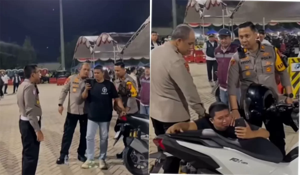 Mengintip kisah pilu yang dialami pemudik asal Lampung yang dikabarkan ibundanya wafat di tengah perjalanan pulang dari Banten.  (Instagram.com/@humaspoldabanten)
