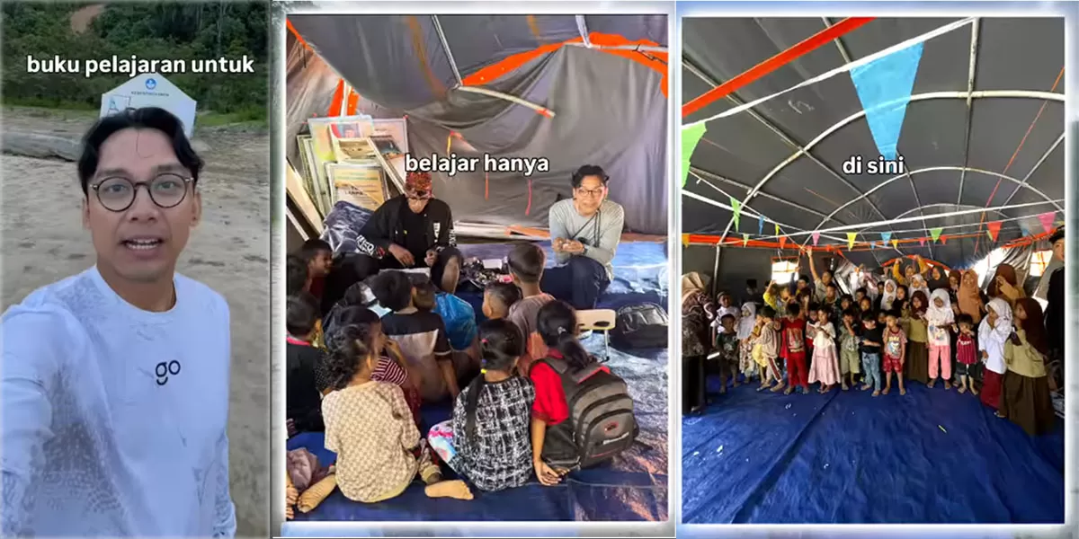Trisa Triandesa minta Kemendikdasmen kirim buku pelajaran ke Reje Payung Aceh Tengah yang masih terdampak pascabencana. (Instagram/trisatriandesa)