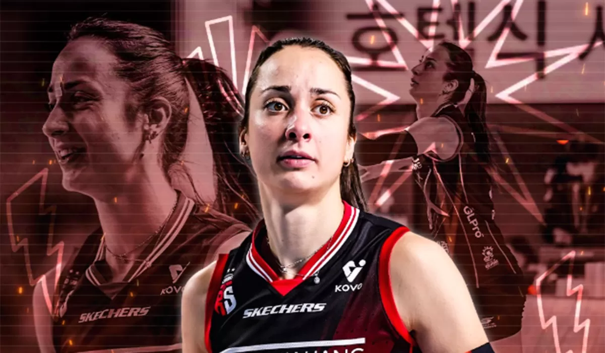 Elisa Zanette tinggalkan Red Sparks, fans soroti Megawati Hangestri untuk kembali ke Liga Voli Korea musim depan. (Instagram/red_sparks)