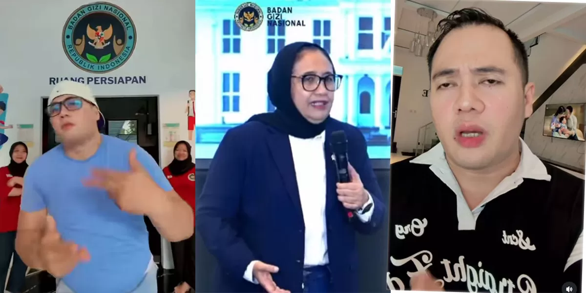 Imbas video viral pria joget di dapur MBG tanpa APD bikin sppg dibekukan, wakil kepala BGN beri peringatan tegas.  (Instagram/hendrikirawan_d1213mbg - nanik_deyang)