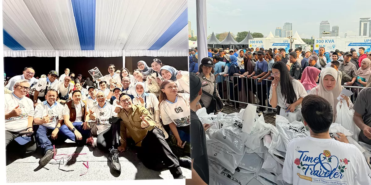 Pesta Rakyat Monas dorong ekonomi kreatif Banten, UMKM lokal unjuk produk unggulan di panggung nasional. (Dok. Seskab RI)