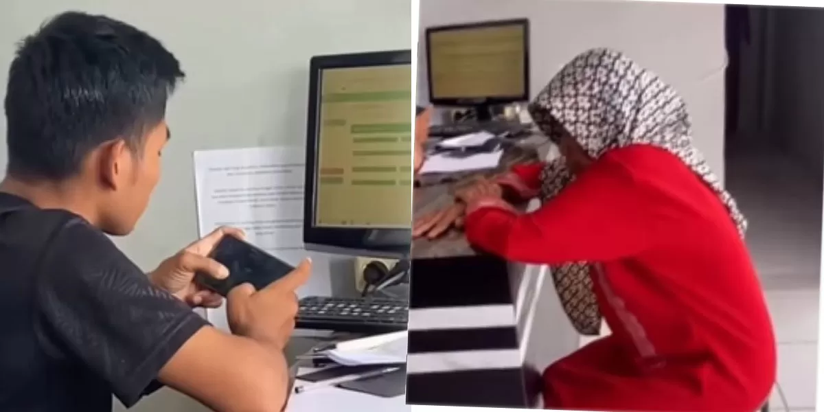 Video viral pasien lansia sesak napas diduga tak ditangani cepat di klinik. Keluarga soroti petugas yang disebut main game. (Instagram.com/@fakta.indo)