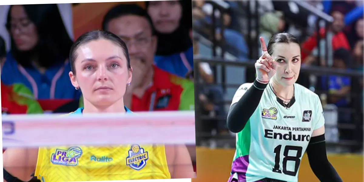 Jakarta Electric PLN menang 3-2 atas Jakarta Pertamina Enduro di laga perdana final four Proliga 2026 yang berlangsung sengit di GOR Jawa Pos Arena, Surabaya, Kamis, 2 April 2026, malam WIB. (Tangkapan layar Moji Tv)