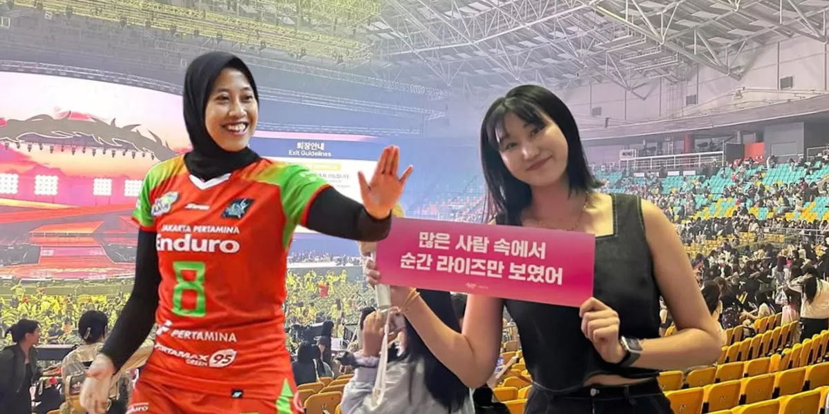 Megawati Hangestri di Proliga 2026 akan disaksikan langsung Yeum Hye Seon dalam laga penting di Surabaya., pada Minggu, 4 April 2026. (Instagram/jpevolley - luminous___y03)