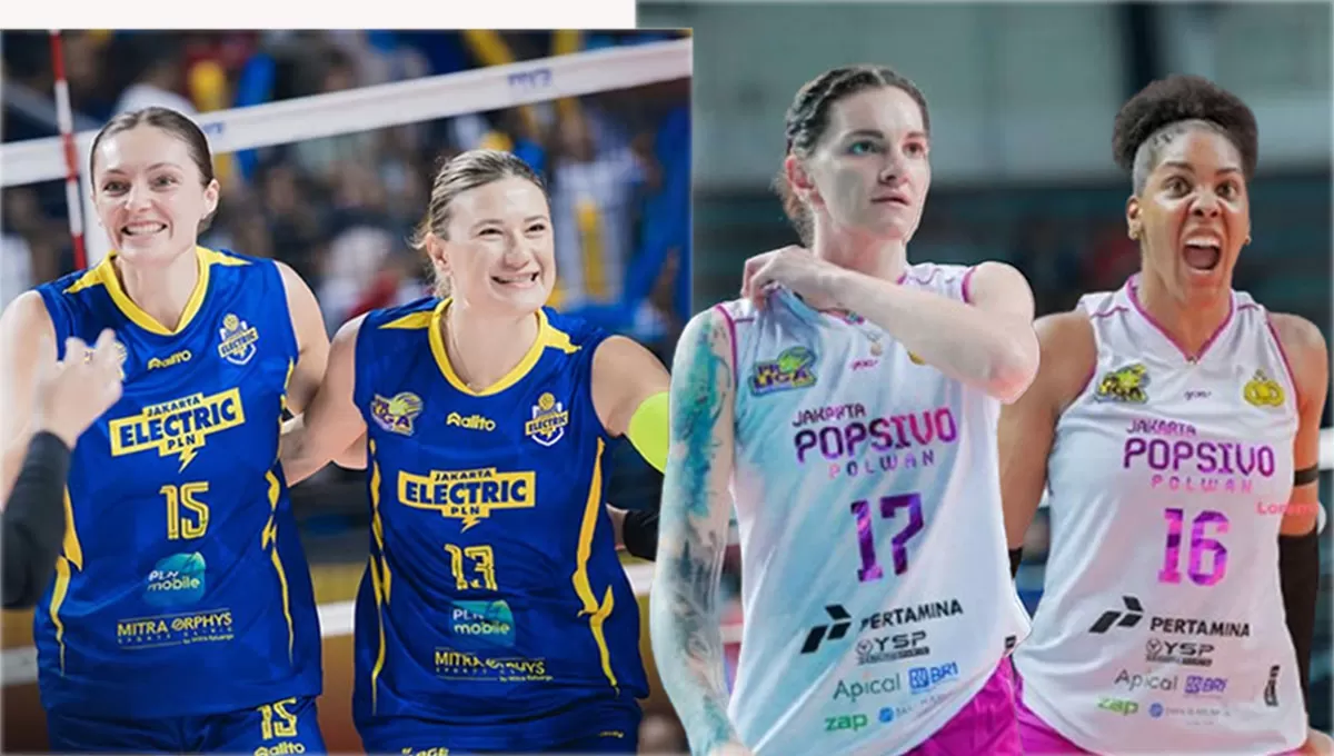 Simak jadwal Final Four Proliga 2026 hari ini. Akankah Jakarta Electric PLN Mobile atau Jakarta Popsivo Polwan yang petik poin perdana demi tiket menuju grand final Proliga 2026? (Instagram/jevolley.id - popsivopolwan)