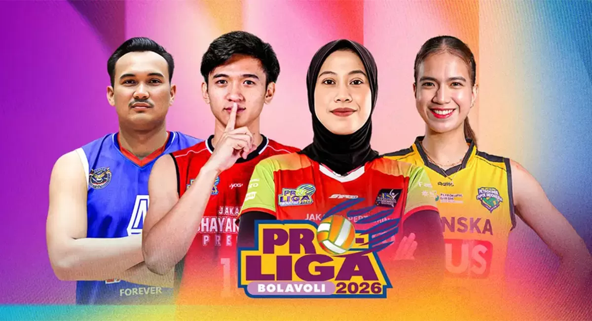 Siapa yang bakal menyusul Jakarta LavAni ke partai puncak? Persaingan final four Proliga 2026 kini berpindah ke seri Semarang. Saksikan seluruh laga di Moji TV dan Vidio.  (Dok. Vidio)