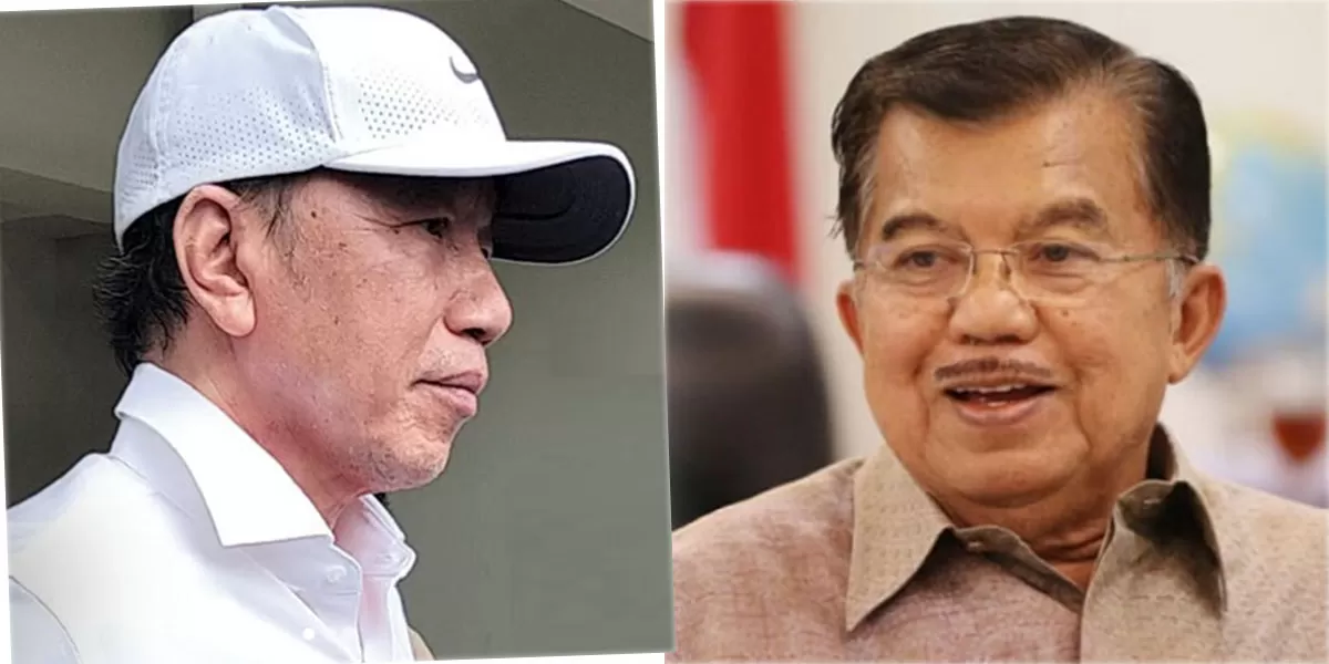 Menyoroti tanggapan mantan Presiden RI, Joko Widodo usai viral pernyataan mantan Wapres RI, Jusuf Kalla soal perannya di karier politik Jokowi.    (Instagram.com/solo.times - undercover.id)