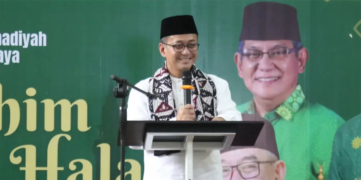 Bupati Tasikmalaya Cecep Nurul&nbsp;menghadiri acara halalbihalal di Pesantren Muhammadiyah Al-Furqon pada Selasa (21/4/2026). (Dok. Dishubkominfo)