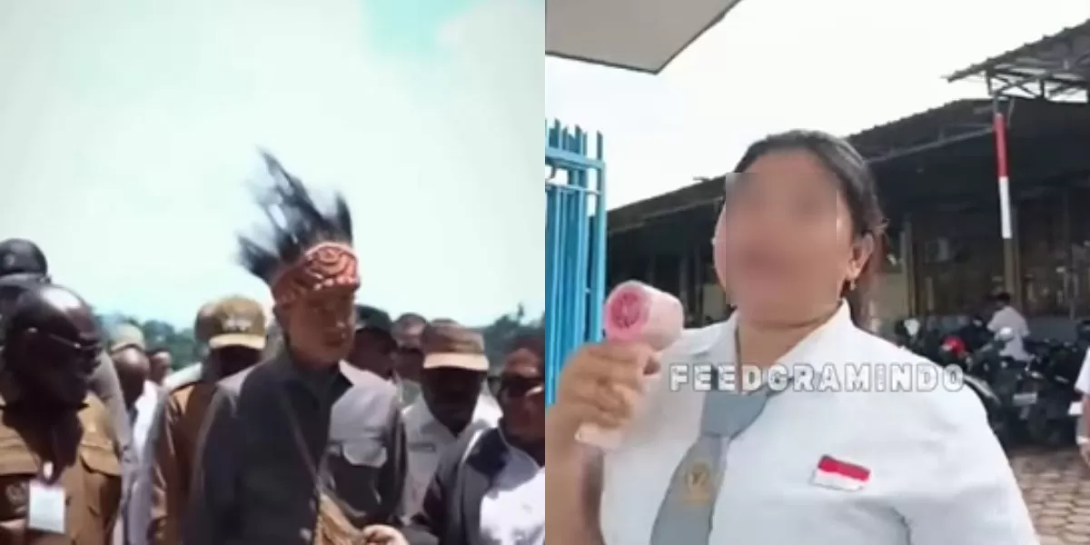 Ada rendang di paket menu MBG siswa SMA Nabire saat kunker Wapres Gibran. Simak pengakuan siswa dan klarifikasi dari pihak Badan Gizi Nasional di sini. (Instagram.com/@feedgramindo)