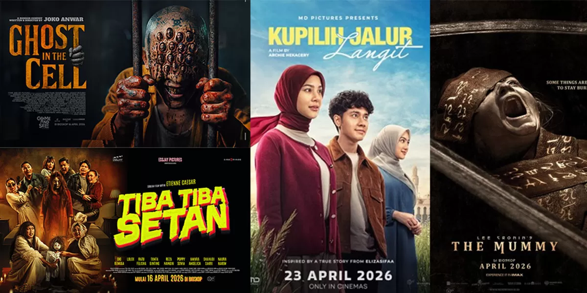 Waktunya ke bioskop! Cek jadwal film bioskop Tasik XXI Plaza Asia dan Transmart hari ini. Ada Ghost In The Cell, Tiba Tiba Setan, hingga Lee Cronin's The Mummy. (Dok, Cinema21)