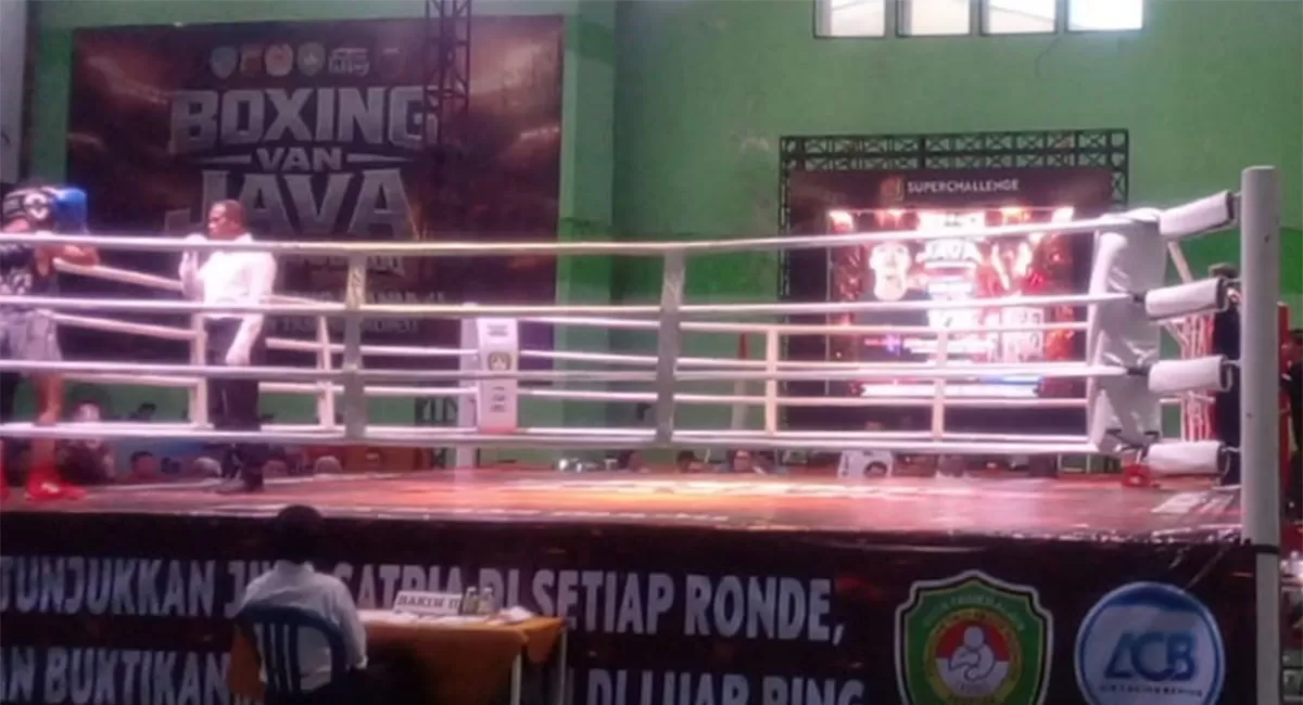 Event Event Boxing Van Java 2026&nbsp;yang digelar di Gedung Olahraga (GOR) Sukapura Dadaha Kota Tasikmalaya, Sabtu (25/4/20206). (Dok. AMS)