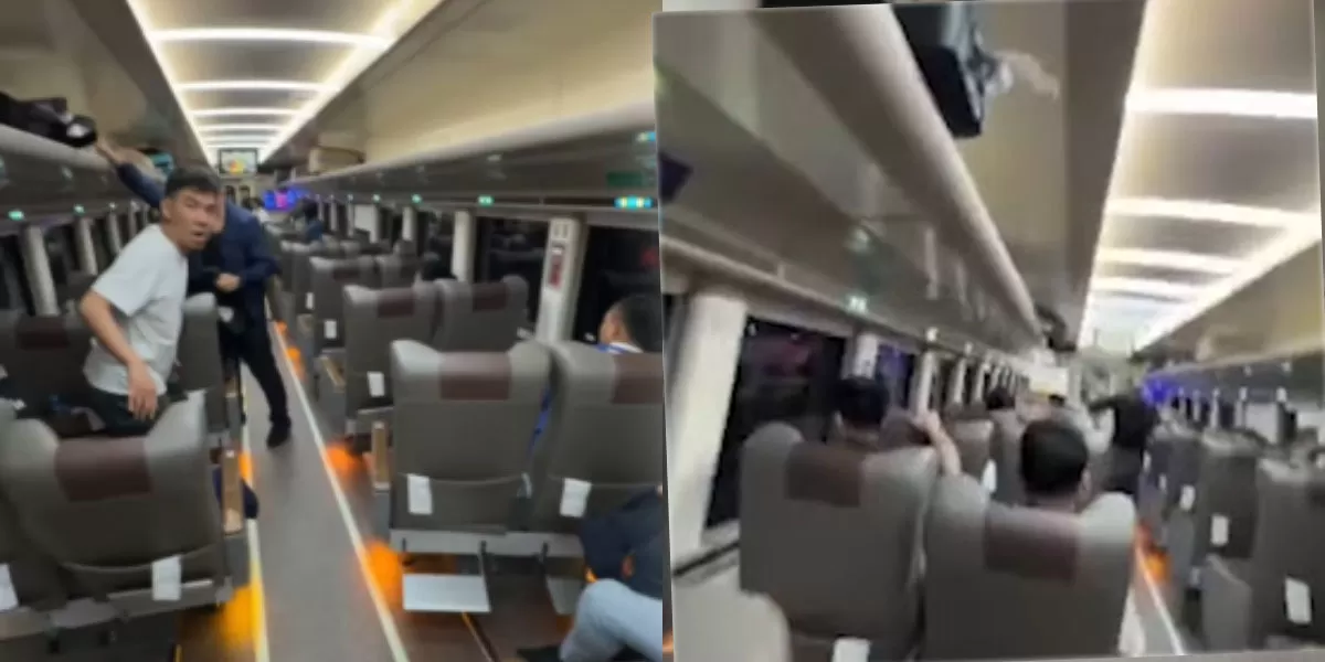 Insiden maut KA Argo Bromo tabrak KRL di Stasiun Bekasi Timur terekam live. 14 nyawa melayang, puluhan luka-luka dalam kecelakaan kereta tragis ini. (YouTube.com/TrainspotterID)