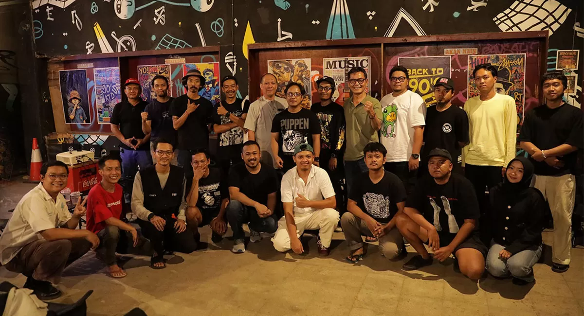 DKV ITERA menggelar workshop Ace of Space di Shopping Center Metro Lampung guna menggali ide komunitas kreatif,&nbsp;Sabtu, 25 April 2026. (Dok. Promedia)