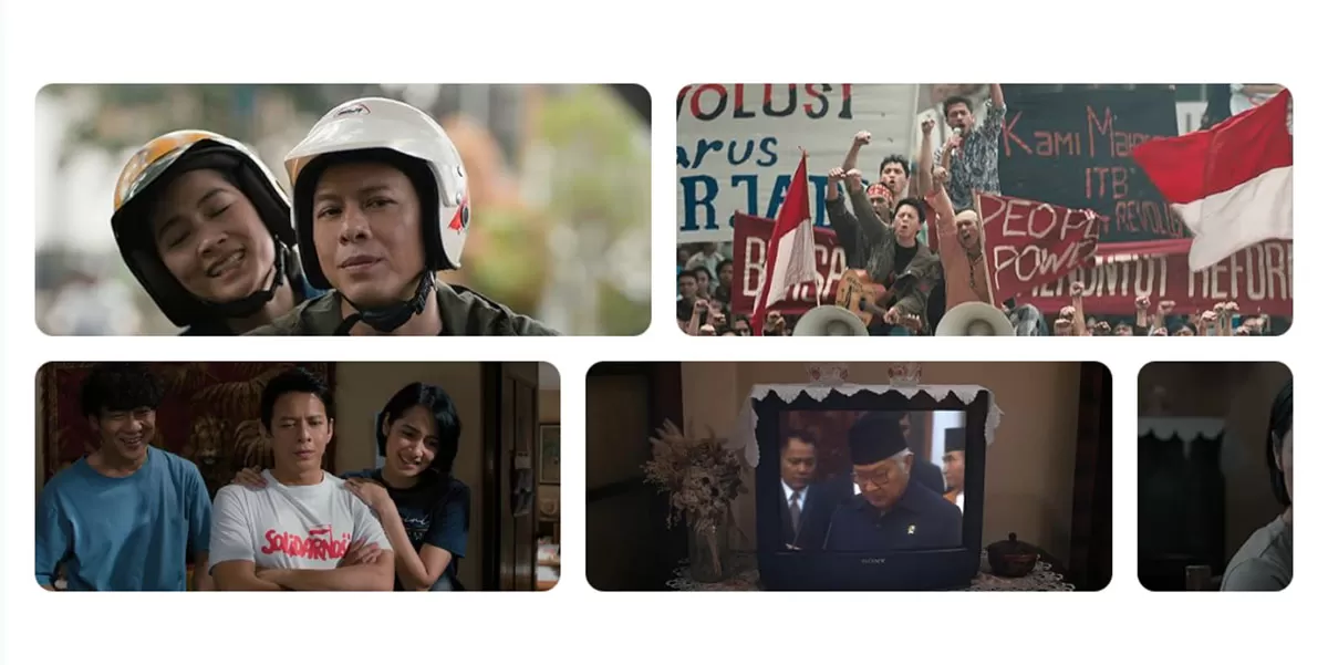 Jangan lewatkan Dilan ITB 1997 yang rilis 30 April 2026! Saksikan Ariel Noah hadapi pilihan sulit antara Ancika dan Milea di tengah gejolak reformasi. (Dok. IMDb)