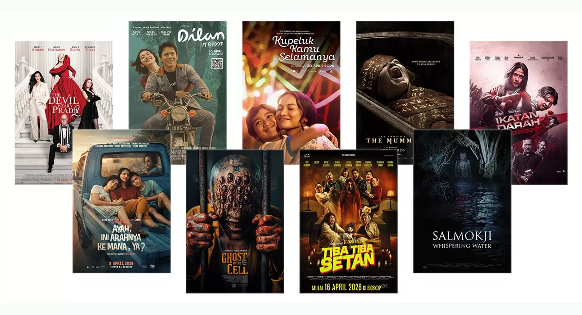Simak jadwal bioskop Tasikmalaya. Pilih film favorit di hari ini, Jumat, 1 Mei 2026. (Dok. Cinema21)
