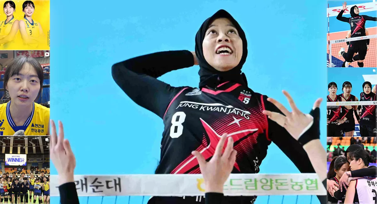 Megawati Hangestri dikabarkan tengah mengurus dokumen visa. Benarkah Megatron akan segera kembali berkompetisi di Liga Voli Korea musim depan? (Instagram/red_sparks - hdecvolleyballteam)