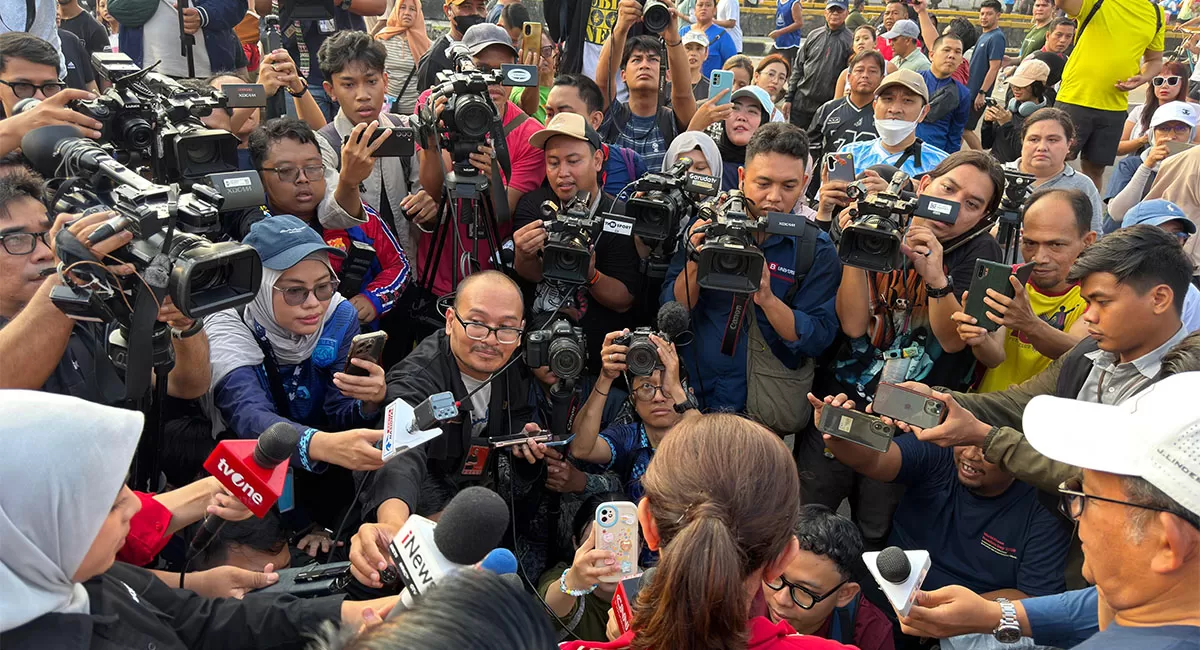 Firdaus dari SMSI ingatkan bahwa mendirikan perusahaan pers adalah hak asasi. Cukup berbadan hukum sesuai UU Pers, tanpa perlu verifikasi tambahan. (Dok. Promedia)